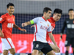上海海港0-0广州队