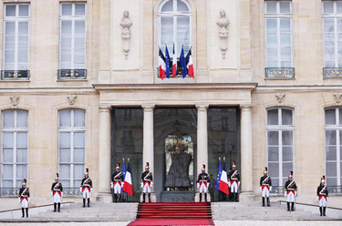 法國總統馬克龍舉行連任就職儀式