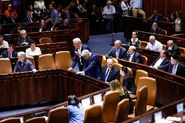 以色列议会首轮投票通过解散议会法案