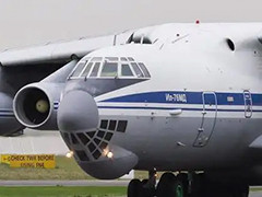 俄罗斯一架伊尔-76运输机坠毁