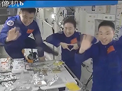 天宫望月 中国空间站的首个中秋节