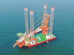 广州南沙新一代2000吨级海上风电安装平台交付投运