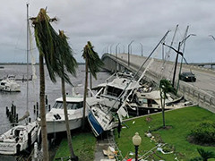 飓风“伊恩”登陆佛罗里达州 多地遭遇严重洪水 超260万用户断电
