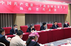 韩正参加党的二十大海南代表团讨论