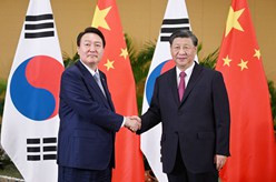 习近平会见韩国总统