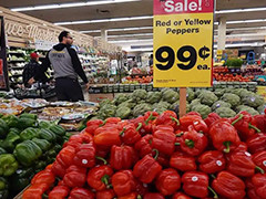 受通胀影响 美国食品价格较一年前上涨超10%