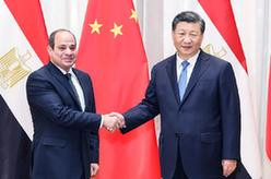 习近平会见埃及总统