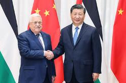 习近平会见巴勒斯坦总统
