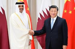 习近平会见卡塔尔埃米尔