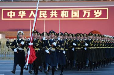 天安门广场举行2023年元旦升国旗仪式