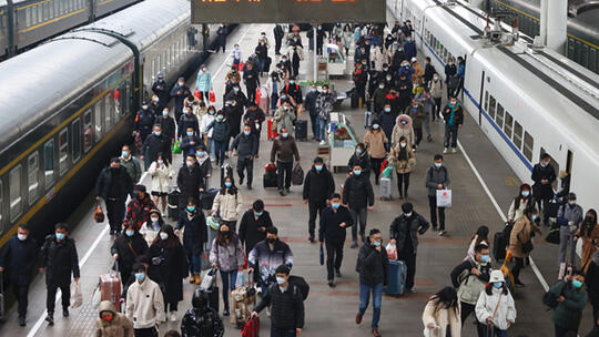 2023年春运客流量约为20.95亿人次