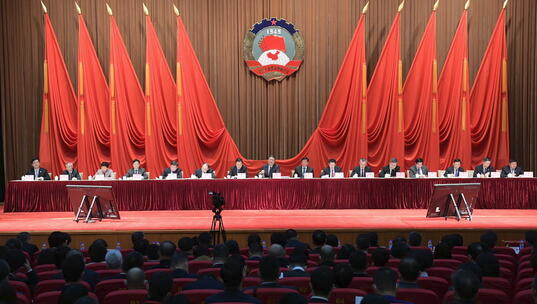 市政协十四届一次会议举行大会发言