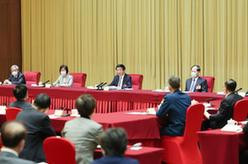 王沪宁与中共界政协委员共商国是