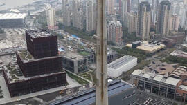上海 超龄且有安全隐患 巨型“温度计”被拆除