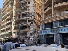 埃及一居民楼倒塌 已造成1人死亡4人受伤