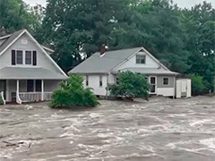 美国纽约州部分地区因洪灾进入紧急状态