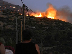 高温席卷欧洲 希腊发生多起山火