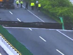 黑龙江降雨致哈牡高速一路段桥梁部分塌陷