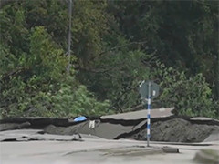 瑞典南部山体滑坡致高速公路塌陷 造成3人受伤