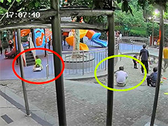 上海两岁男童开玩具车走出3公里 警民合力寻回
