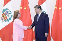习近平会见秘鲁总统