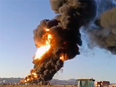 伊朗东部一炼油厂发生火灾