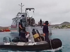 哥伦比亚 哥海军：跨国联合缉毒行动缉获数百吨毒品