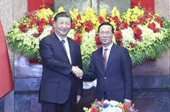 习近平同越南国家主席举行会谈