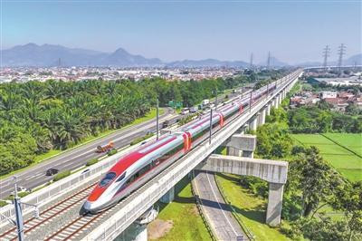 雅万高铁开通运营已满100天 雅万高铁累计发送旅客145万人次