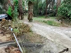 美国多地遭暴雨袭击 多州洪水泛滥