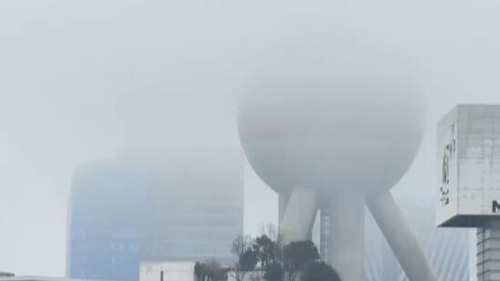雾锁申城 局部能见度不足百米