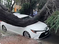 美国 强降雨来袭 加州遭遇泥石流和洪水灾害