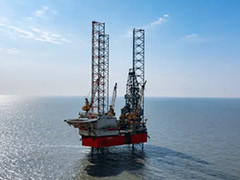 渤海超5000米地层发现油气井 我国海上深层油气探井测试日产创新高