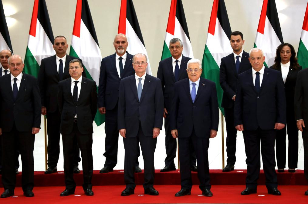 巴勒斯坦新政府宣誓就职