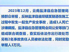 应急管理部 公布5起经举报查处的安全生产案例