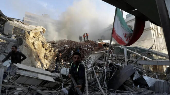 伊朗驻叙利亚使馆建筑遭空袭致7人死亡