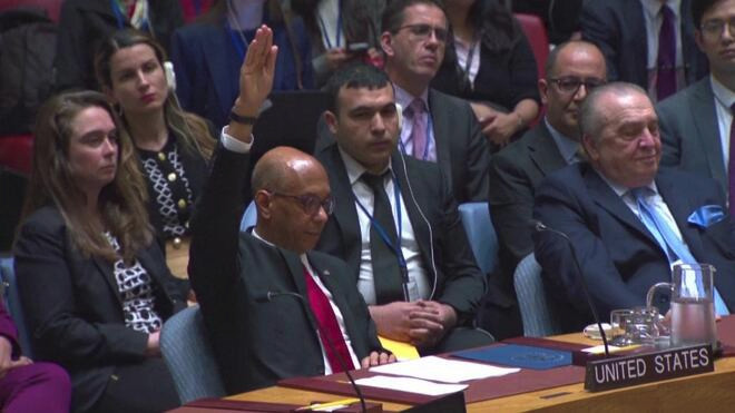 遭美国否决 巴勒斯坦申请成为联合国会员国的决议草案未通过