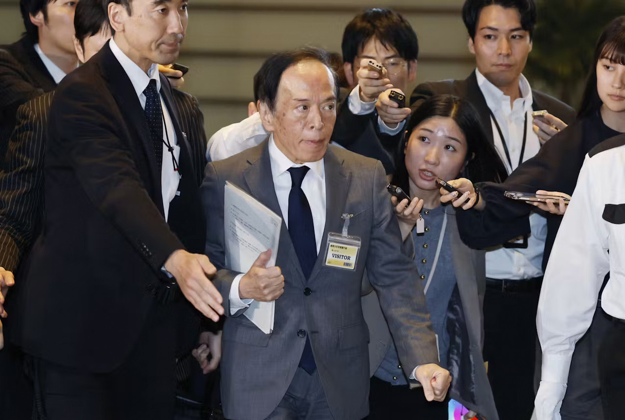 日本央行行长与首相会谈 确认将密切关注日元走势