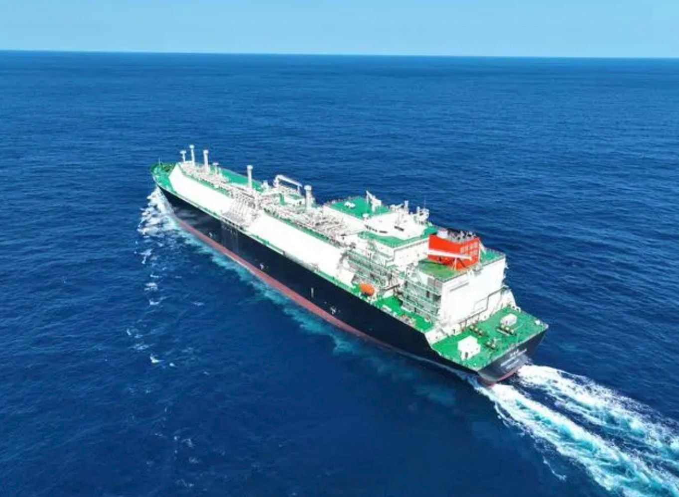 我国最大规模液化天然气运输船建造项目首制船交付