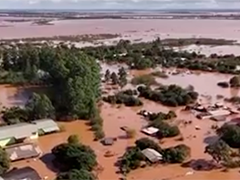 巴西南里奥格兰德州暴雨灾害已致175人死亡
