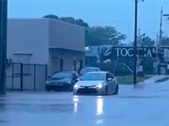 美国 连日暴雨 佛罗里达州部分地区洪水泛滥