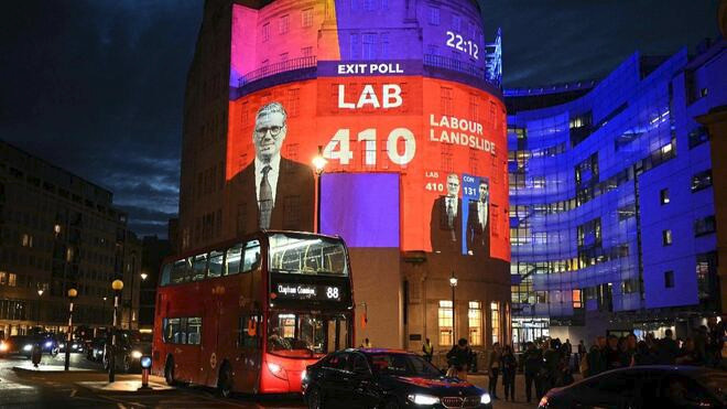 英国举行议会选举 出口民调显示工党赢得大选
