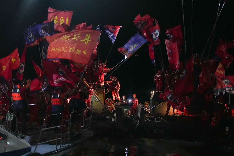 团洲垸洞庭湖大堤决口完成封堵 水利部部署后续应急处置工作