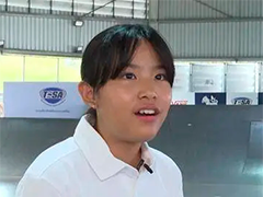 泰国12岁少女“滑”进巴黎奥运会