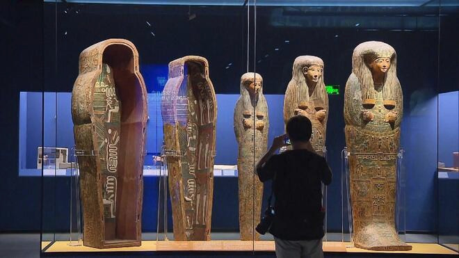 上海古埃及文明大展盛大开幕 放大文博展览溢出效应 开启一站式文旅新体验
