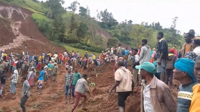埃塞俄比亚南部发生山体滑坡 已导致229人死亡