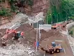 天津山洪致一公路部分受阻 相关部门紧急抢通