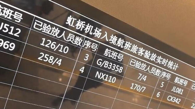上海虹桥机场实现入境外籍旅客自助填报“全覆盖”