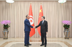 丁薛祥会见突尼斯总理