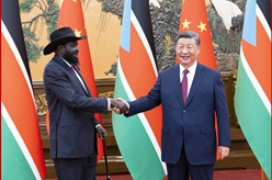 习近平会见南苏丹总统
